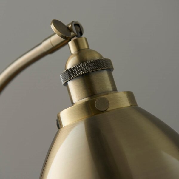 Endon 98747 - Lampada da tavolo FRANKLIN 1xE14/7W/230V ottone