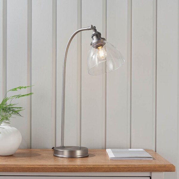 Endon 91740 - Lampada da tavolo HANSEN 1xE14/40W/230V cromo opaco