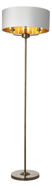Endon 98935 - Lampada con piedistallo HIGHCLERE 3xE14/40W/230V bianco/ottone