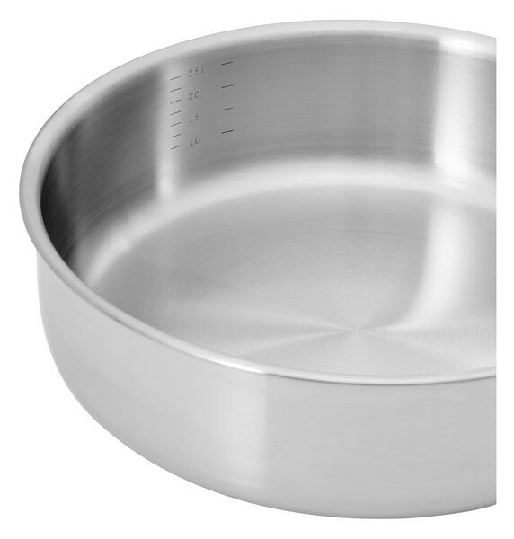 Padella in acciaio inox con coperchio ø 24 cm Lucca 3.0 – FABINI