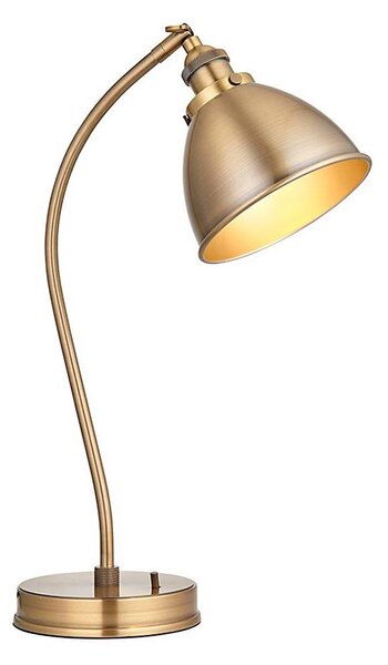 Endon 98747 - Lampada da tavolo FRANKLIN 1xE14/7W/230V ottone