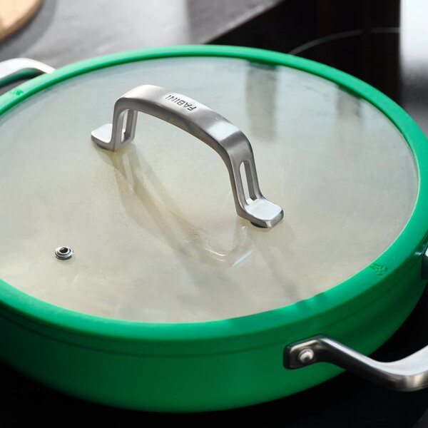 Padella con coperchio/con superficie in ceramica ø 28 cm tegame Meda 3.0 – FABINI
