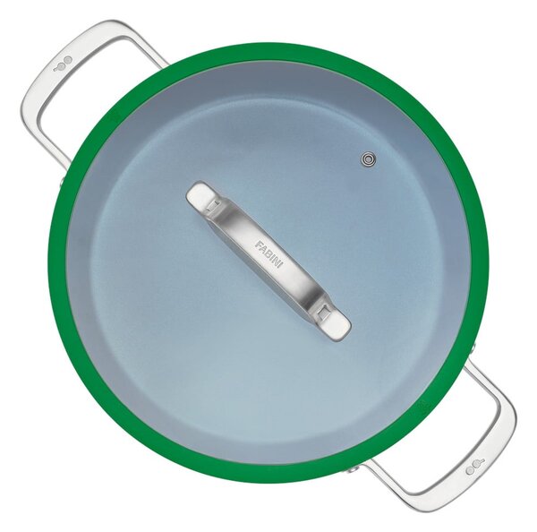 Padella con coperchio/con superficie in ceramica ø 28 cm tegame Meda 3.0 – FABINI