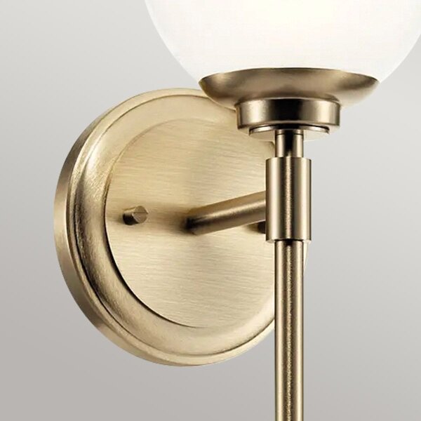 Kichler KL-BENNO1-CPZ - Lampada LED da bagno BENNO 1xG9/3W/230V IP44 ottone