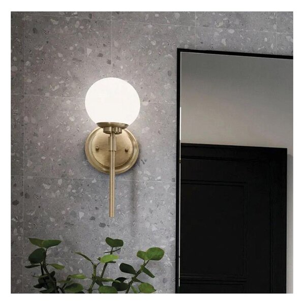 Kichler KL-BENNO1-CPZ - Lampada LED da bagno BENNO 1xG9/3W/230V IP44 ottone