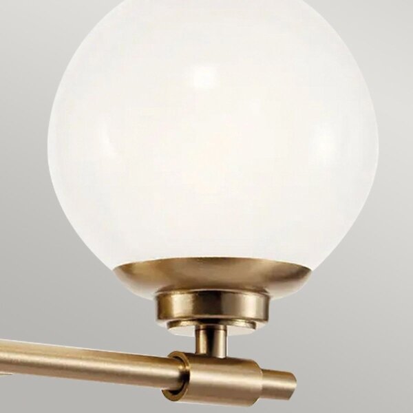Kichler KL-BENNO2-CPZ - Lampada LED da bagno BENNO 2xG9/3W/230V IP44 ottone