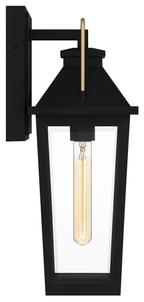 Quoizel QZ-BUCKLEY-M-MBK - Applique da esterno BUCKLEY M 1xE27/40W/230V IP44