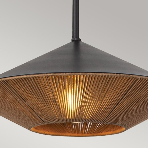 Alora Mood ALM-DAPHNE-P-L-MB - Lampadario a sospensione con supporto rigido DAPHNE 1xE27/60W/230V diametro 38,1 cm
