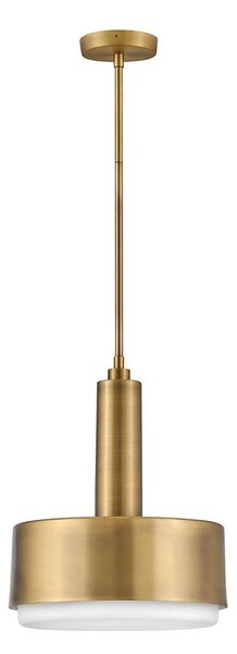 Hinkley HK-CEDRIC-P-M-BR - Lampadario a sospensione con supporto rigido CEDRIC 2xE27/60W/230V diametro 33 cm ottone