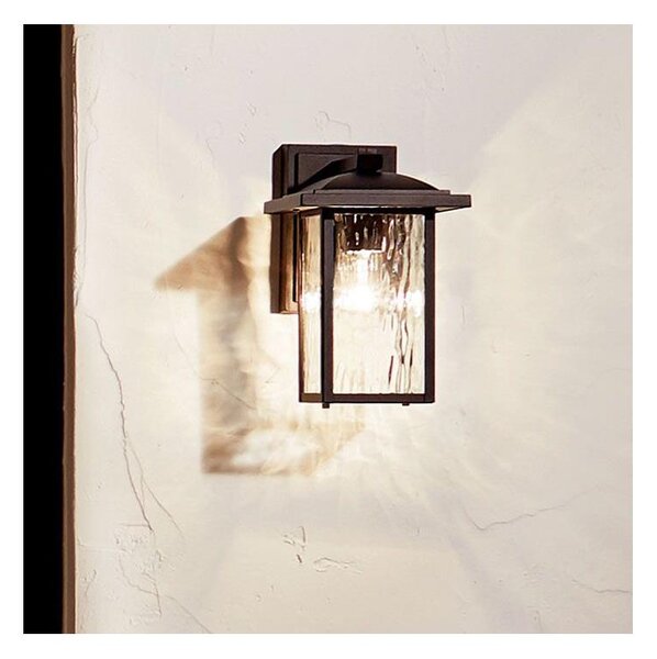 Kichler KL-CAPPANNA-S-BKT - Lampada da parete esterna con CAPPANNA 1xE27/60W/230V IP44