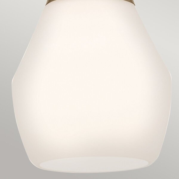 Kichler KL-DEELA-P-CPZ - Lampadario a sospensione con supporto rigido DEELA 1xE27/60W/230V diametro 17,8 cm ottone