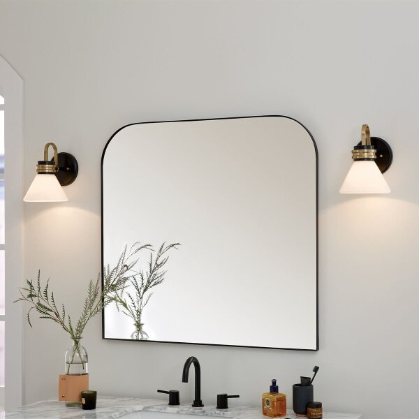 Kichler KL-FARUM1-BK - LED Lampada da bagno FARUM 1xG9/3W/230V nero/ottone