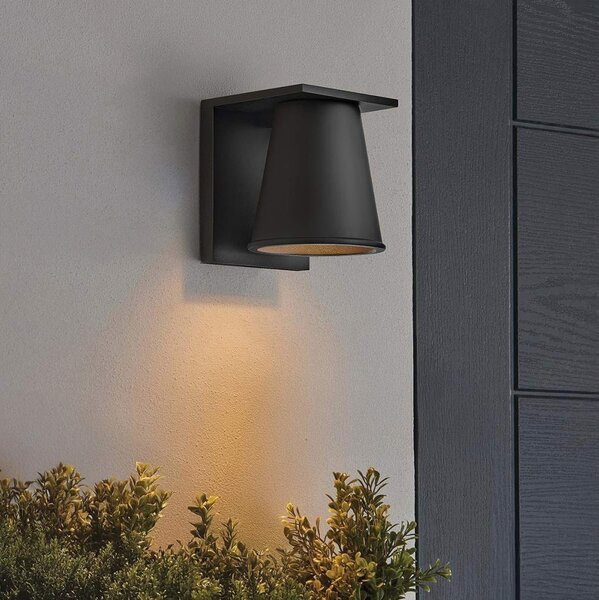 Hinkley HK-HANS-S-BLK -Applique a LED da esterno HANS 1xGU10/8W/230V IP44