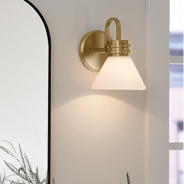 Kichler KL-FARUM1-CPZ - LED Lampada da bagno FARUM 1xG9/3W/230V ottone