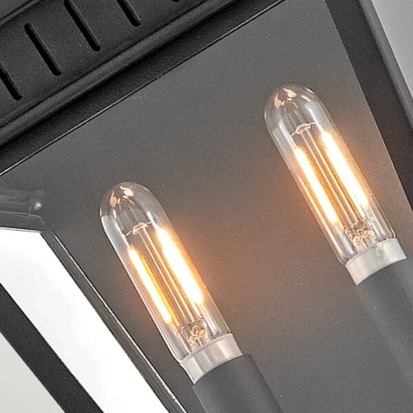 Hinkley HK-CHAPEL-HILL7-MB - Lampada da esterno CHAPEL HILL 2xE14/40W/230V IP44