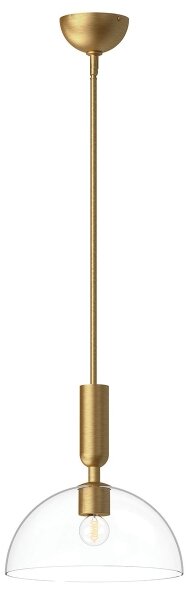 Alora Mood ALM-JUDE-P-GD-CL - Lampadario a sospensione con supporto rigido JUDE 1xE27/60W/230V ottone
