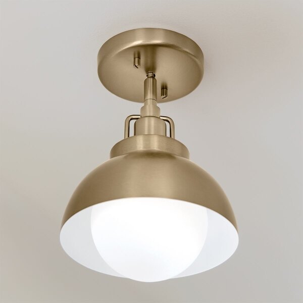 Kichler KL-NIVA-1W-1P-CPZ - Applique NIVA 1xE27/40W/230V ottone