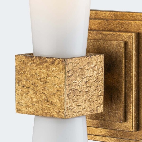 Elstead KRISTY-1WB-DG-OPAL - Applique KRISTY 1xE27/40W/230V oro