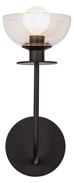 Alora Mood ALM-SYLVIA-1WB-BK-CL - Applique SYLVIA 1xE14/40W/230V nero