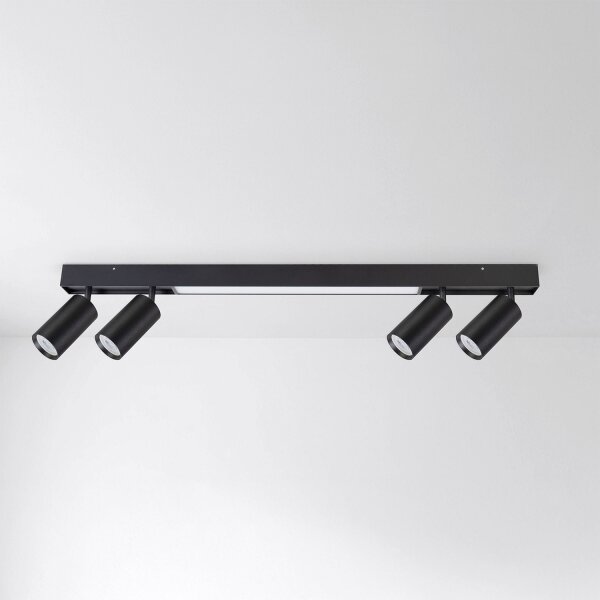 Brilagi - Faretto LED SELE 4xGU10/30W/230V + LED/20W nero