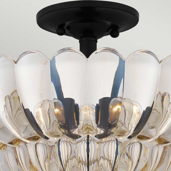 Quoizel QZ-WHITECAP-SF-M - Plafoniera WHITECAP 4xE14/40W/230V diametro 39,5 cm