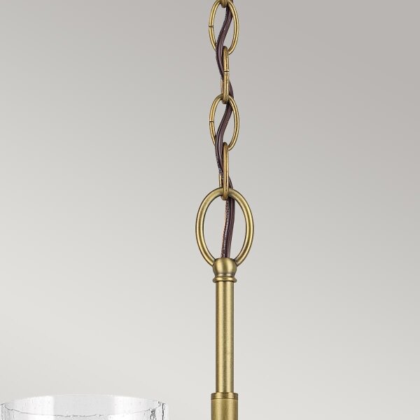Kichler KL-WINSLOW6-NBR - Lampadario a sospensione con catena WINSLOW 6xE27/60W/230V ottone