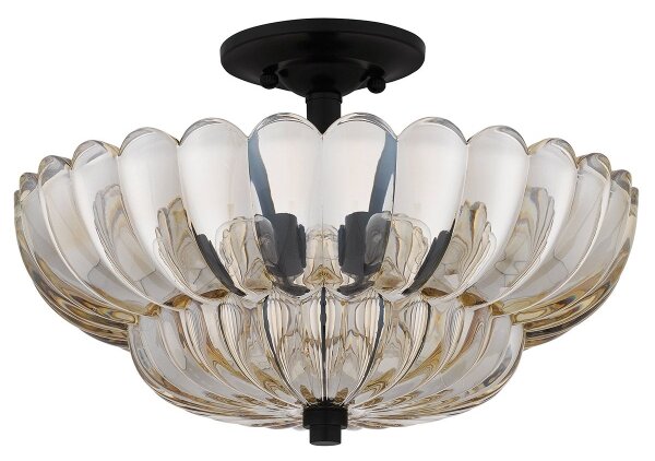 Quoizel QZ-WHITECAP-SF-M - Plafoniera WHITECAP 4xE14/40W/230V diametro 39,5 cm