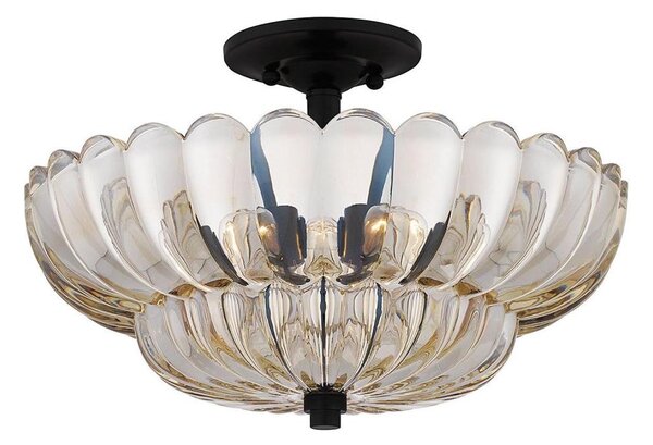 Quoizel QZ-WHITECAP-SF-M - Plafoniera WHITECAP 4xE14/40W/230V diametro 39,5 cm