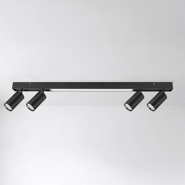 Brilagi - Faretto LED SELE 4xGU10/30W/230V + LED/25W nero