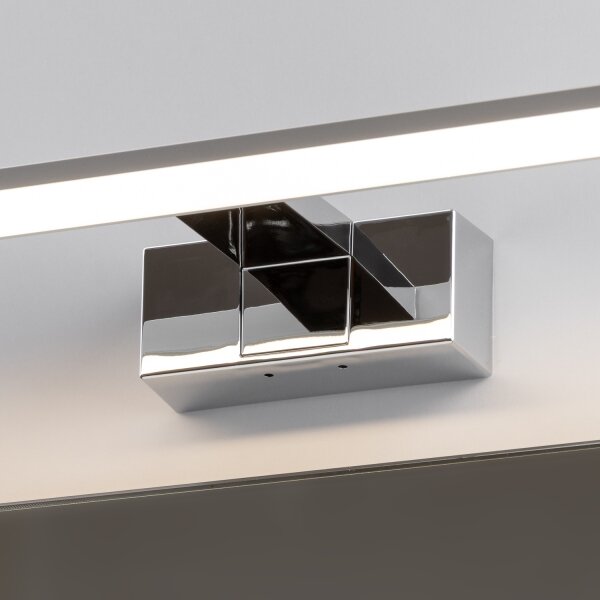 Brilagi - Specchio da bagno con luce LED VESTRA, 6W/230V, 30 cm, IP44, cromato