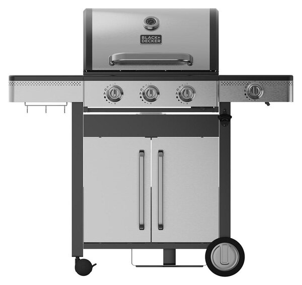 Griglia a gas Black+Decker BXOG12950E (3 bruciatori + bruciatore laterale)