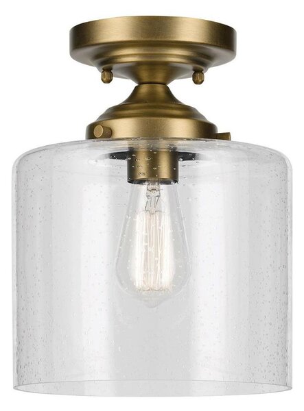 Kichler KL-WINSLOW-SF-NBR-Plafoniera WINSLOW 1xE27/60W/230V diametro 21,6cm ottone