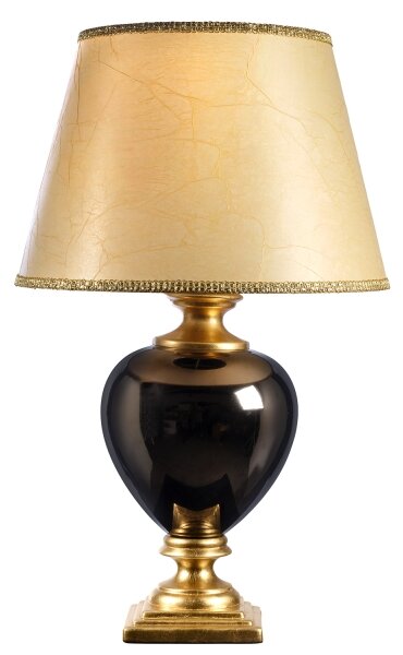 ONLI - Lampada da tavolo AMADEUS 1xE27/15W/230V 72 cm nero/oro