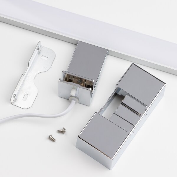 Brilagi - Specchio da bagno con luce LED VESTRA LED/8W/230V 40 cm IP44 cromato