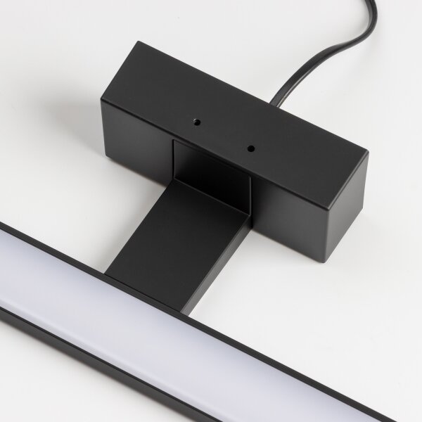 Brilagi - VESTRA Specchio da bagno con luce LED, 8W/230V, 40 cm, IP44, Nero