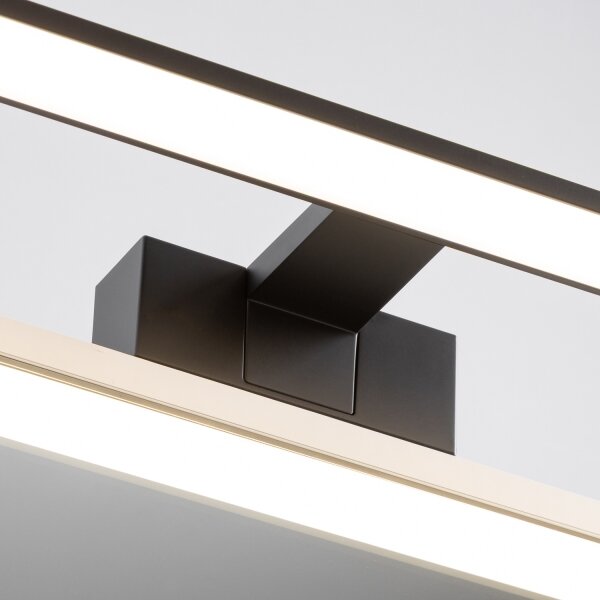 Brilagi - VESTRA Specchio da bagno con luce LED, 8W/230V, 40 cm, IP44, Nero