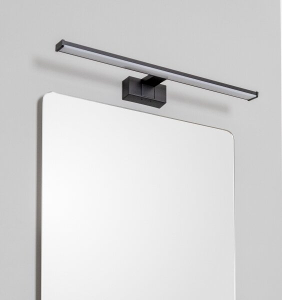 Brilagi - VESTRA LED Specchio da bagno con luce 12W/230V 60 cm IP44 Nero