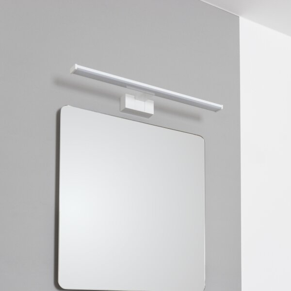 Brilagi - Specchio da bagno con luce LED VESTRA, 12 W/230 V, 60 cm, IP44, bianco