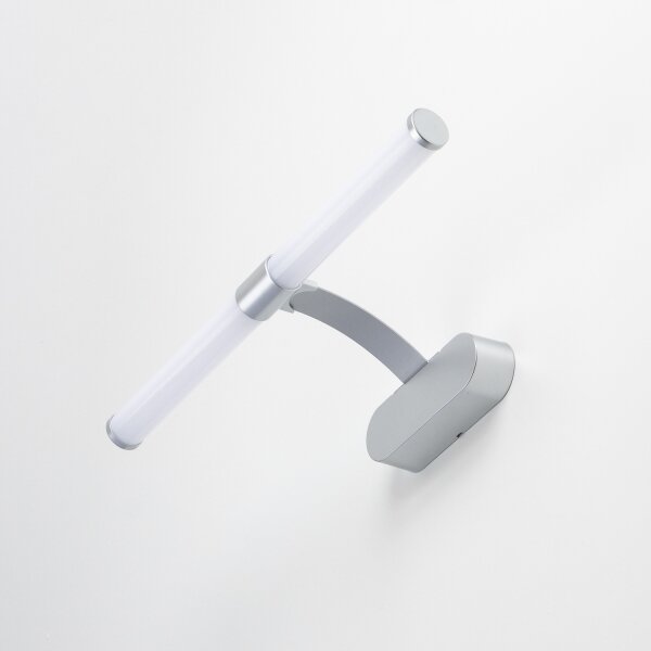Brilagi - Lampada LED per specchio da bagno TUBEO, 6W/230V, 40 cm, IP44, argento