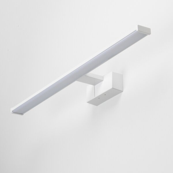 Brilagi - Specchio da bagno con luce LED VESTRA, 12 W/230 V, 60 cm, IP44, bianco