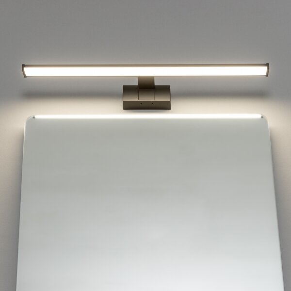 Brilagi - VESTRA LED Specchio da bagno con luce 12W/230V 60 cm IP44 Nero