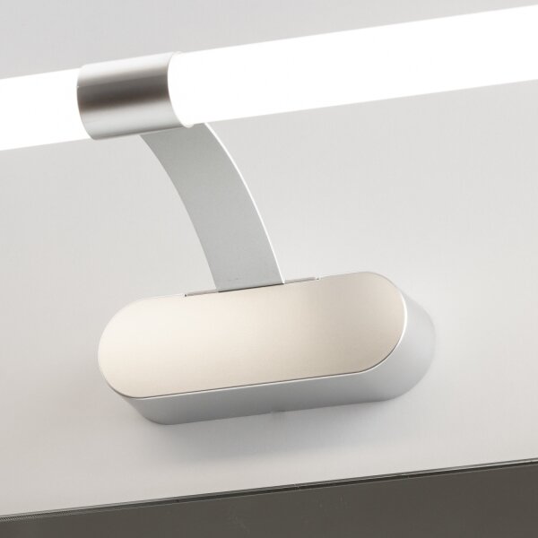 Brilagi - Lampada LED per specchio da bagno TUBEO, 6W/230V, 40 cm, IP44, argento