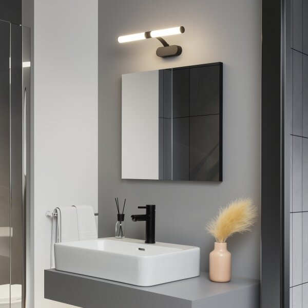Brilagi - Lampada LED per specchio da bagno TUBEO LED/6W/230V 40 cm IP44 nero