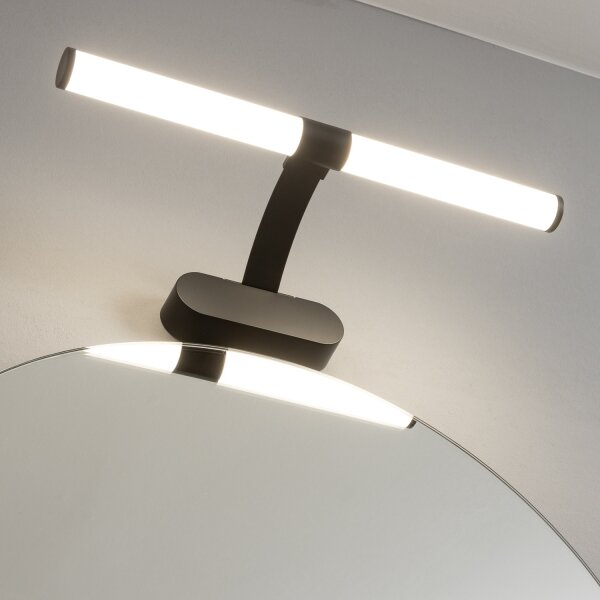 Brilagi - Lampada LED per specchio da bagno TUBEO LED/6W/230V 40 cm IP44 nero