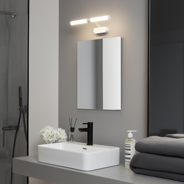 Brilagi - Lampada LED per specchio da bagno TUBEO LED/6W/230V 40 cm IP44 Bianco