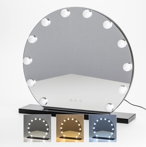 Brilagi - Specchio trucco LED dimmerabile HOLLYWOOD LED/12W/230V 3000/4000/6500K