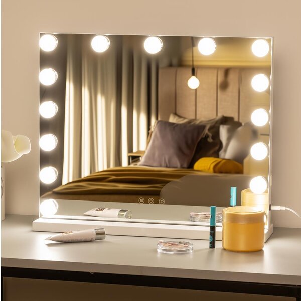 Brilagi - Specchio trucco LED dimmerabile HOLLYWOOD 15W 3000-6500K