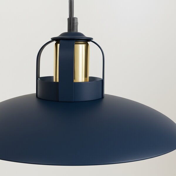 Brilagi - LED Lampadario a sospensione con filo FLAMENGO 2xE27/60W/230V blu
