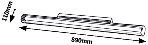 Rabalux 6750 - Applique a LED PAULA LED/18W/230V