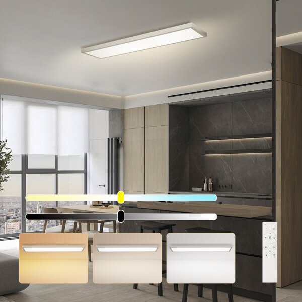 Brilagi-LED lampada da bagno dimmerabile FRAME SMART LED/50W/230V 120x30 IP44 + telecomando